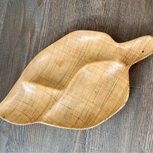 Vintage Grain ware Mid-century 3 Part Party Serving Try - Picture 10 of 10